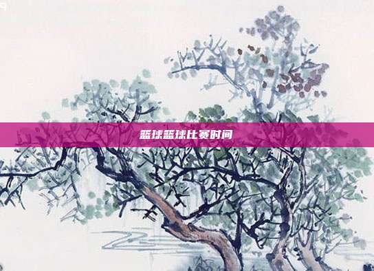 篮球篮球比赛时间